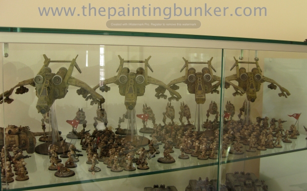 The Painting Bunker Dispaly Cabinet Imperial Guard 2 via www.thepaintingbunker.com